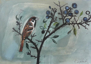 Sparrow and sloes